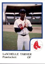 1986 Pawtucket Red Sox ProCards #24 Laschelle Tarver Modesto Clovis California 