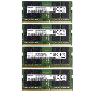 Samsung 128GB (4X32GB) DDR4 2666MHz PC4-21300 SODIMM Memory Ram M471A4G43MB1-CTD - Picture 1 of 5