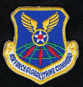 GLOBAL STRIKE COMMAND AFGSC PATCH US AIR FORCE PIN UP USAF SEAL W HOOK/LOOP - Picture 1 of 11