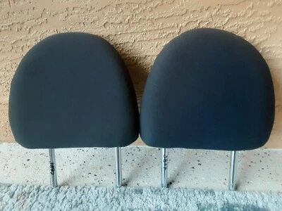 2014-2019 NISSAN VERSA NOTE  REAR SEAT HEADRESTS BLACK FABRIC OEM* - Image 1 of 4