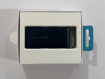 Samsung T5 EVO USB 3.2 Gen 1 Portable External SSD Black MU-PH2T0S/AM - Image 1 of 4