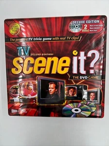 Scene It The DVD Game Deluxe TV Edition Retro TV Clips Trivia Game Complete - Picture 1 of 3