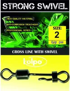 Girelle da Pesca Kolpo Side Line Rolling Swivels 6 pz - Foto 1 di 2