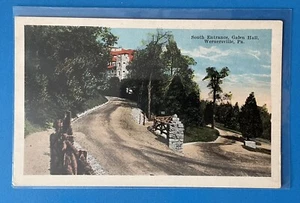 Postal de colección Galen Hall entrada sur Wernersville Pennsylvania - Imagen 1 de 2