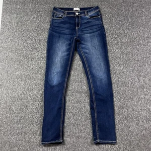 Jordache Jeans Womens 8 (26x30) Blue Skinny Slim Stretch Denim - Picture 1 of 12