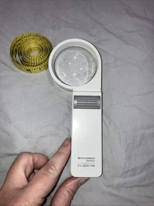 ESCHENBACH ILLUMINATED 5x MAGNIFIER LUPE GERMAN ENGINEERING Handheld - Picture 1 of 6