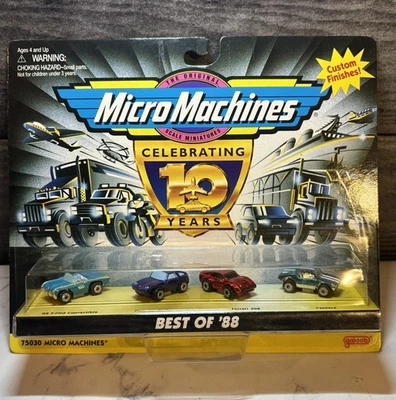 NEW 1997 MICRO MACHINES BEST OF '88 CELEBRATING 10 YEARS SERIES MINIATURE FIGURE - Image 1 of 4
