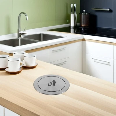  Mülleimerdeckel: Integrierter Mülleimerdeckel für die Arbeitsplatte – - Bild 1 von 4