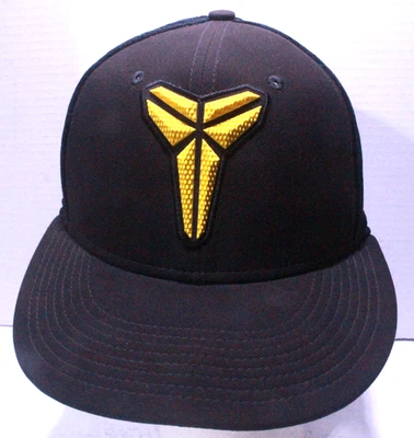 Nike Elite Kobe Bryant Negro Mamba SnapBack Sombrero Negro/Amarillo Verdadero Dri-Fit Foto 1 de 4
