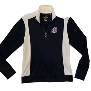 Maglione donna Arizona Diamondbacks nuovo con etichetta Antigua Navy Med 1/4 zip ricamato  - Foto 1 di 11
