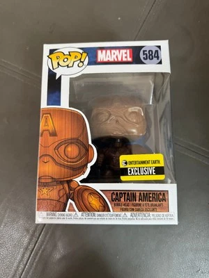 Funko Pop Decoración Madera Capitán América Foto 1 de 3