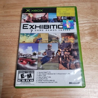 Original Xbox Exhibition Volume 6 Xbox Demo Disc CIB w Manual – Tested - Image 1 of 4
