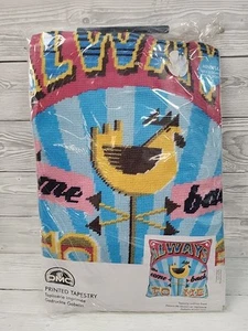 DMC Printed Cushion Front Tapestry Kit - Homespun Slogans. New. PD - Picture 1 of 7