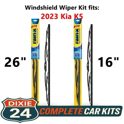 Rain-X Weatherbeater Windshield Wiper Kit fits: 2023 Kia K5 (26" & 16") Foto 1 de 4