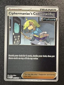 Ciphermaniac's Codebreaking - 145/162 Reverse Holo Uncommon SV05: Temporal Force - Picture 1 of 2