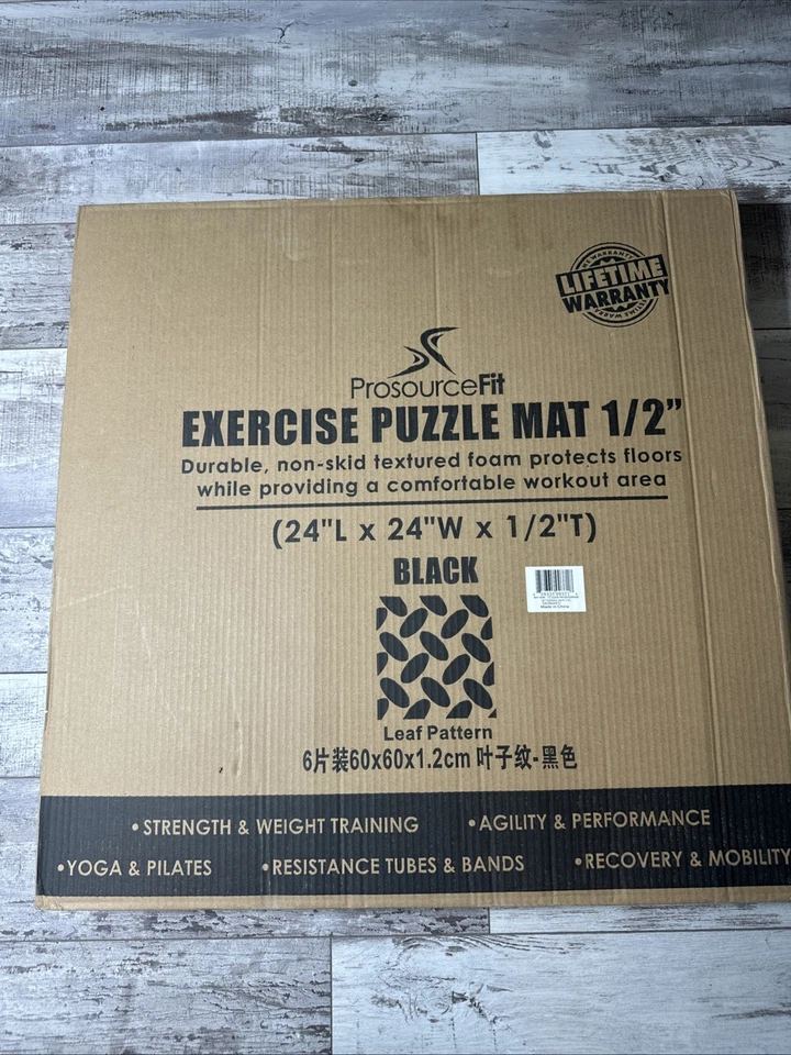 ProsourceFit Extra Thick Puzzle Exercise Mat 1”, EVA Foam Interlocking Tiles - Image 1 of 1