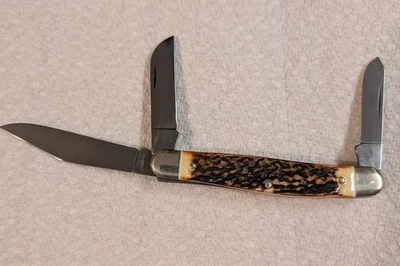 Navaja de bolsillo Boker Stockman de 3 hojas - sin caja Foto 1 de 3