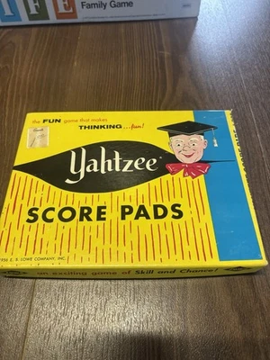 Vintage 1956 YAHTZEE Score Card Pads - Image 1 of 3