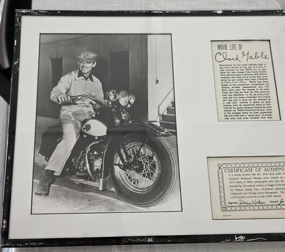 Clark Gable Collectible Picture - Image 1 of 2
