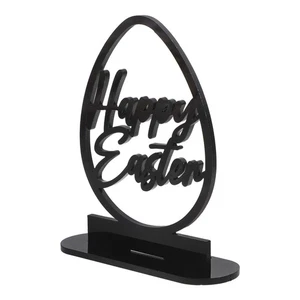  Arcylic Tischdeko Schreibtischschilder Hase und Ei Herzstück Tischplatte - Bild 1 von 12