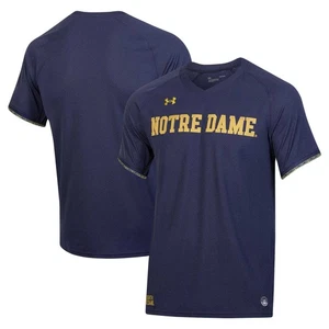 Men's Under Armour Navy Notre Dame Fighting Irish Replica Baseball Jersey - Picture 1 of 3