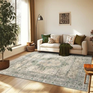 5x7 Area Rug Low Pile Carpet Non Slip Doormat Machine Washable Area Rugs for ... - Picture 1 of 9