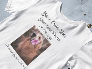 Kid's Personalised T-shirt Custom Photo T-shirt Children's Kid's Tee T-shirt Top - Picture 1 of 4