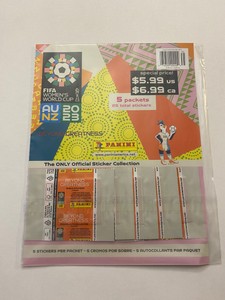 OMA1) New FIFA Women's World Cup 2023 5 Sticker Packets Set US Version