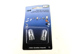 2pcs Eiko 194 Mini Indicator Glass Lamp Bulbs  12V-14V - Picture 1 of 2