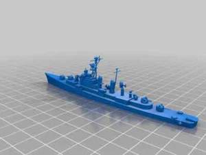 1:1800 USS Mitscher - Imagen 1 de 1