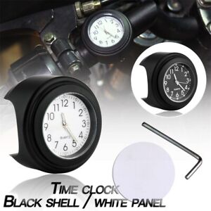 Motorcycle Handlebar Clock Dial Luminous Waterproof Watch 2225mm Aluminum