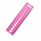 1Pc Knitting Needle Ruler Tool Inch Cm Size Gauge 2-10Mm Sewing Accessories Too