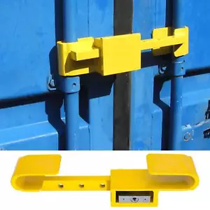 Container Schloss Sicherheitsschloss Diebstahlschutz Bügelschloss 4 Schlüssel - Bild 1 von 7