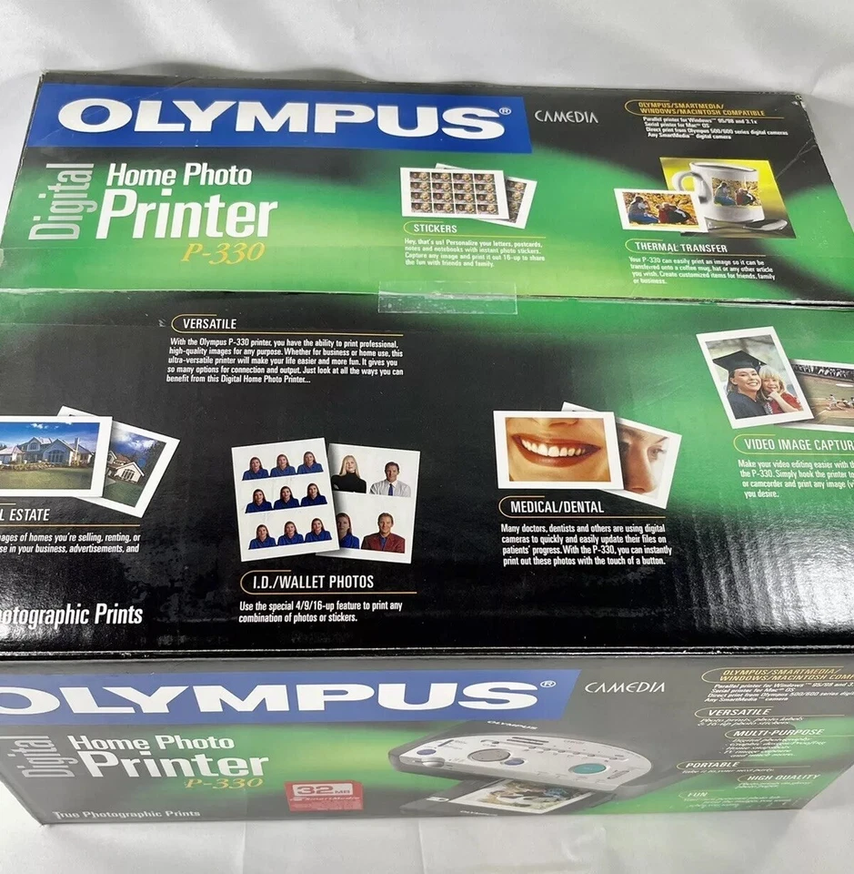 Digital Home Photo Printer Color Olympus Camedia P-330 New Without Accessories - Image 1 of 4