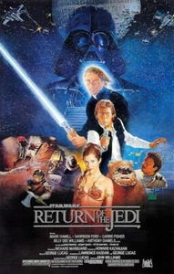 Star Wars "Return of the Jedi"1983 POSTER Princess Leia - Picture 1 of 1