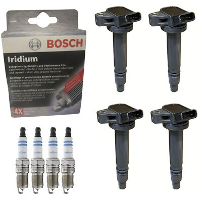 Vela de ignição dupla irídio para Toyota Corolla Bosch 05-06 e bobina de ignição UF314 MK - Imagem 1 de 4