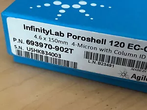 New Agilent HPLC Poroshell InfinityLab 4.6x150mm 4u 120 EC-C18 693970-902T - Picture 1 of 2