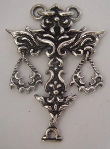 Waage "23. September - 22. Oktober" Silber Anhänger - Bild 1 von 2