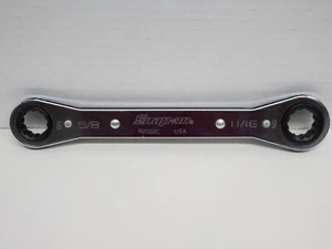 Snap-on Tools USA 5/8" & 11/16" SAE Flat Double Ratcheting Wrench R2022c - Bild 1 von 4