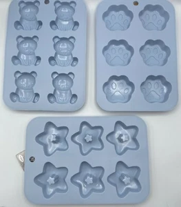 *Nuevo* Daiso Silicona Pastel Galletas Caramelo Chocolate Jabón Estrella Oso Perro Pata - Imagen 1 de 20