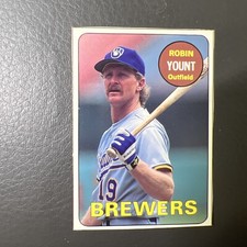 Robin Yount Milwaukee Brewers #BC58 1990 Baseball Cards Magazine White Border