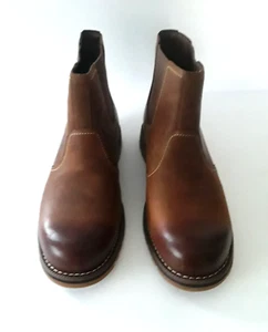 Men Timberland Boot Larchmont Chelsea Brown Nubuck Size 13 M/M - Picture 1 of 9