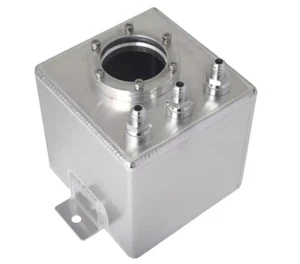 Aluminum 2L Racing Car High Flow Fuel Surge Tank AN6 for 044 Fuel Pump Universal - Picture 1 of 7