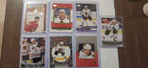 2023-24 Upper Deck Series 1 Hockey Young Guns Wyatt Kaiser #229 + 6 Blackhawks