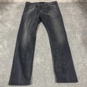 Scotch & Soda Jeans Mens 34x32 Blue Denim Button Fly Ralston Slim Straight Pants - Picture 1 of 11