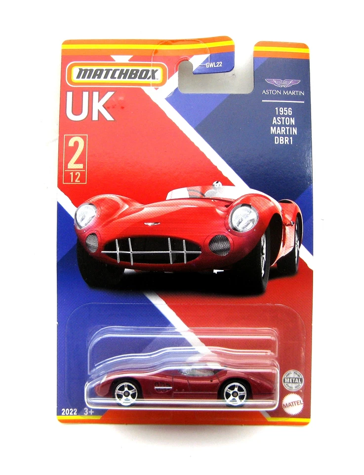 Matchbox Aston Martin DBR1 UK 1956 rot 1:64 - Bild 1 von 1