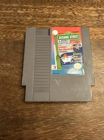 Sesame Street ABC Nintendo Entertainment System NES Letter Go Round Big Splash