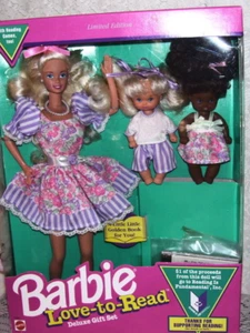 1992 Barbie Doll and Students Love To Read MATTEL MIB - Picture 1 of 1
