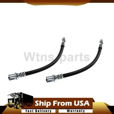Front Brake Hose Line 2x For Fiat X-1/9 1974-1978 Yugo GVX 1987-1989 - Image 1 of 4