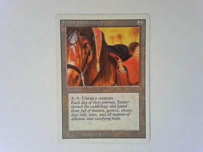 Jandor's Saddlebags Revised Edition NICE  RARE - Magic the Gathering MTG RV - Image 1 of 2